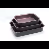 ست تابه گرانیتی مخصوص فر ورق ضخیم صد درصد نچسب کم روغن دیواره بلند مخصوص ته چین -کیک-لازانیا و...