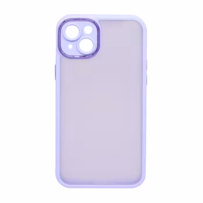 قاب گوشی پشت مات محافظ لنزدار متال ایرون برای iPhone 13/14