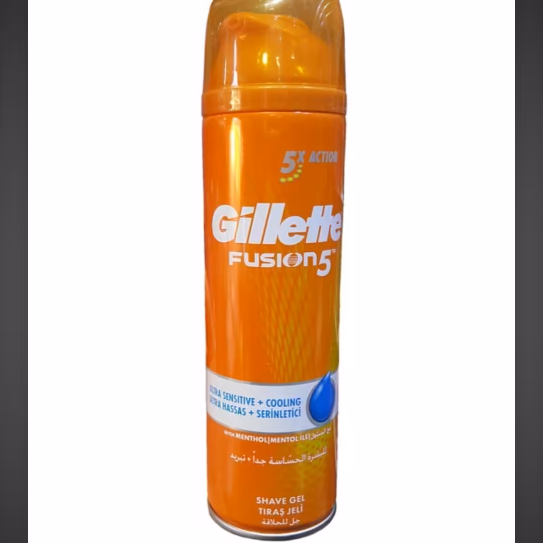 ژل و کف اصلاح ژیلت فیوژن اصل حجم 200 میلی گرم مخصوص آقایان

