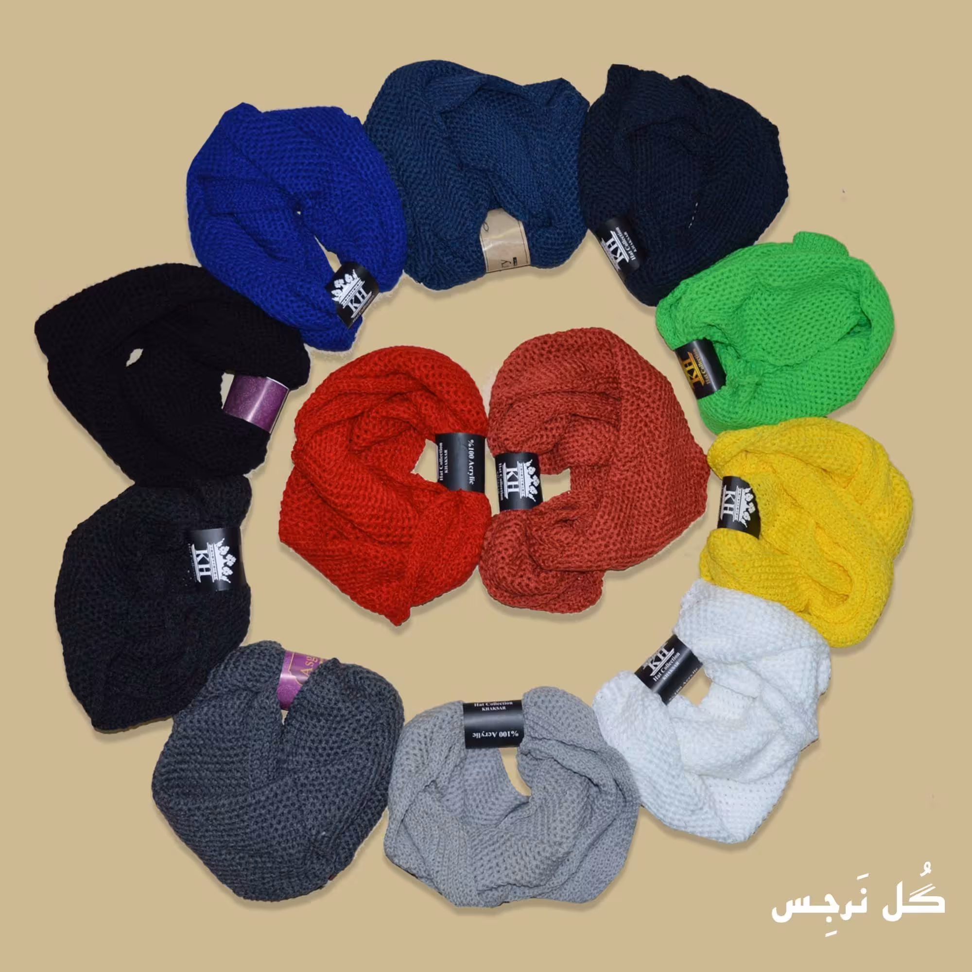 شال گردن رینگی بافت زنانه و مردانه