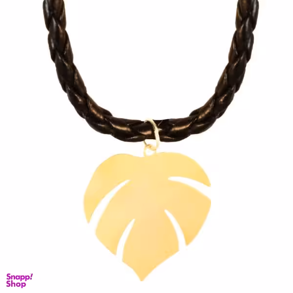 گردنبند طلا 18 عیار زنانه سانا گالری مدل برگ کد D10199