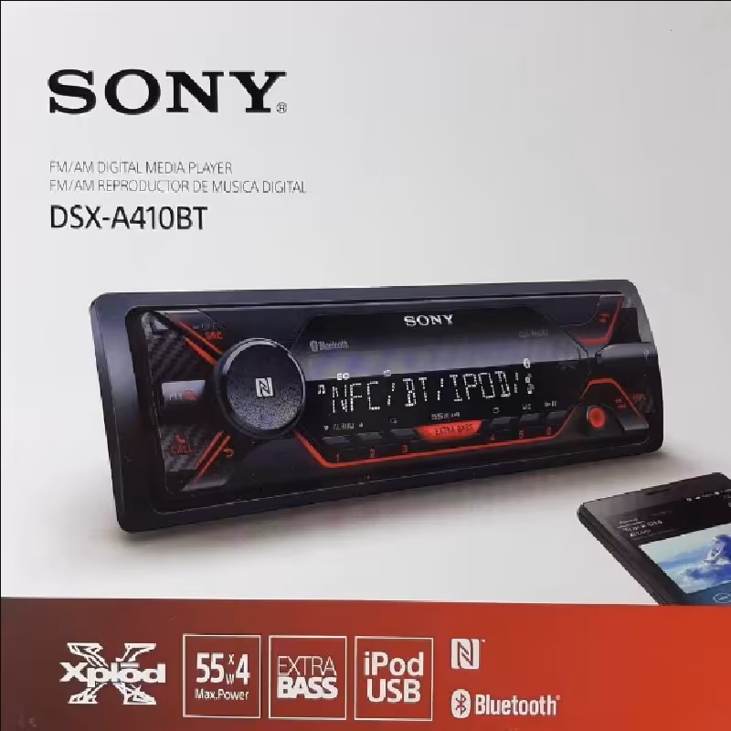 رادیو پخش سونی DSX-A410BT با یک سال گارنتی شرکتی 