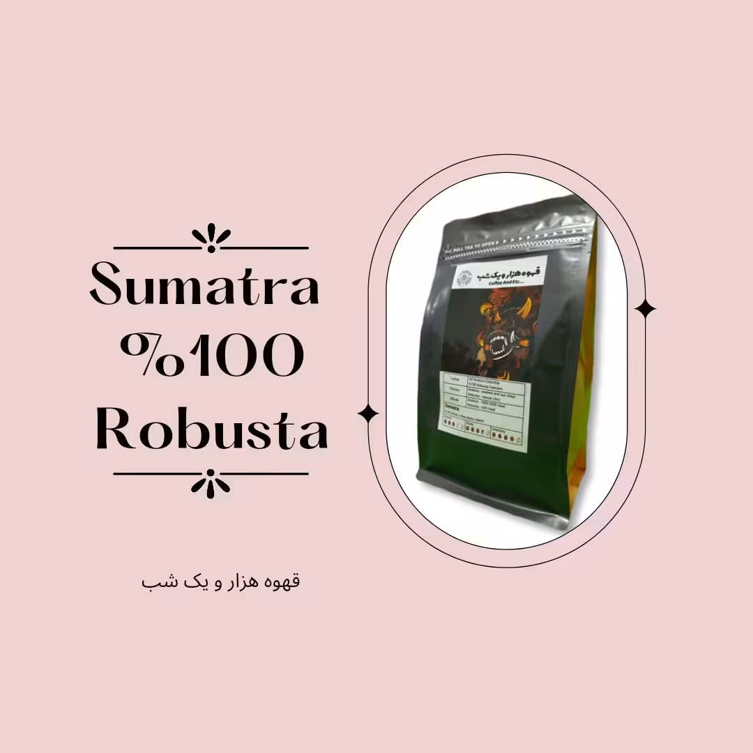 ترکیبی از دان قهوه روبوستا آمریکای جنوبی مرکزی و جنوب شرقی آسیا 1 کیلوگرم