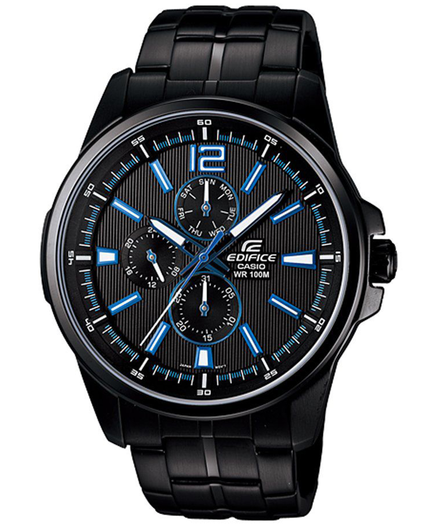 ساعت مردانه کاسیو ، زیرمجموعه Edifice, کد EF-343BK-1AVDF