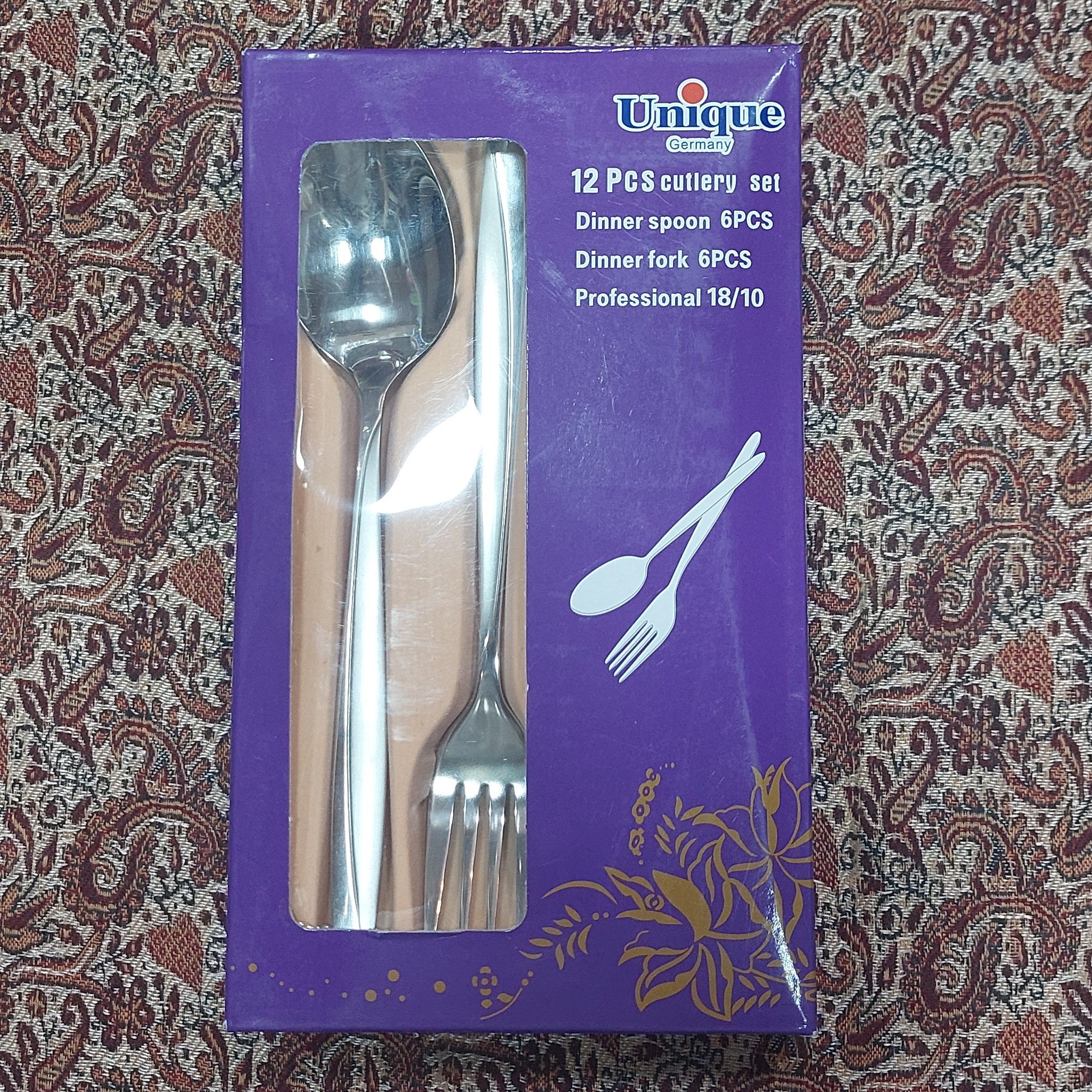 قاشق چنگال جعبه بنفش یونیک آهنربا نگیر با کیفیت و سنگین