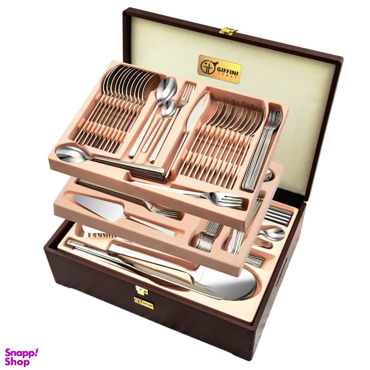 سرویس قاشق و چنگال 148 پارچه جی فی نی مدل 01M