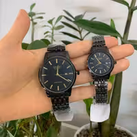 ست ساعت مچی کاسیو casio بند استیل(ارسال رایگان)