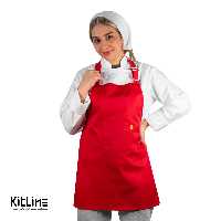 پیشبند ترگال کجراه قرمز پوشاکو