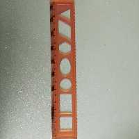 خط کش ژله ای 20سانتی شابلون دار