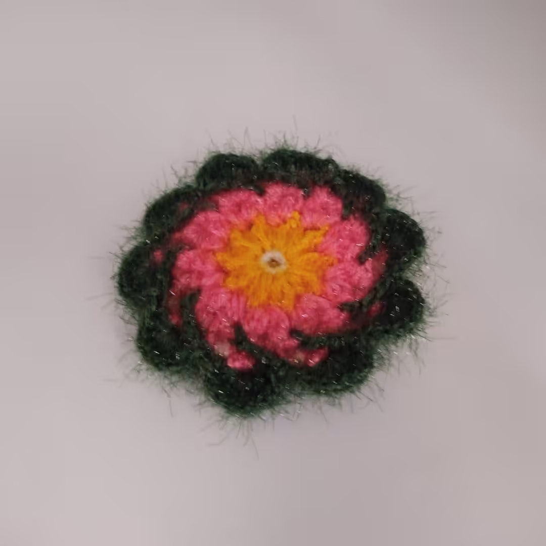 اسکاج بافتنی گل (پک 2 تایی)