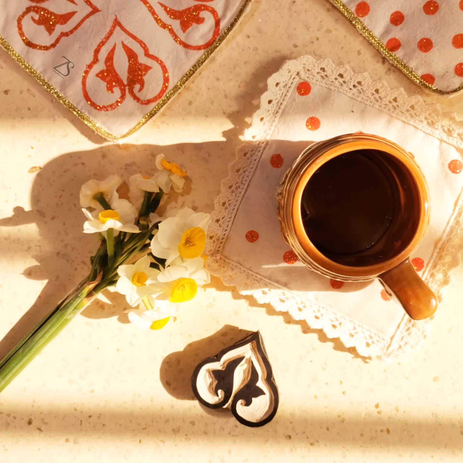 مهر  دستساز لینولئوم