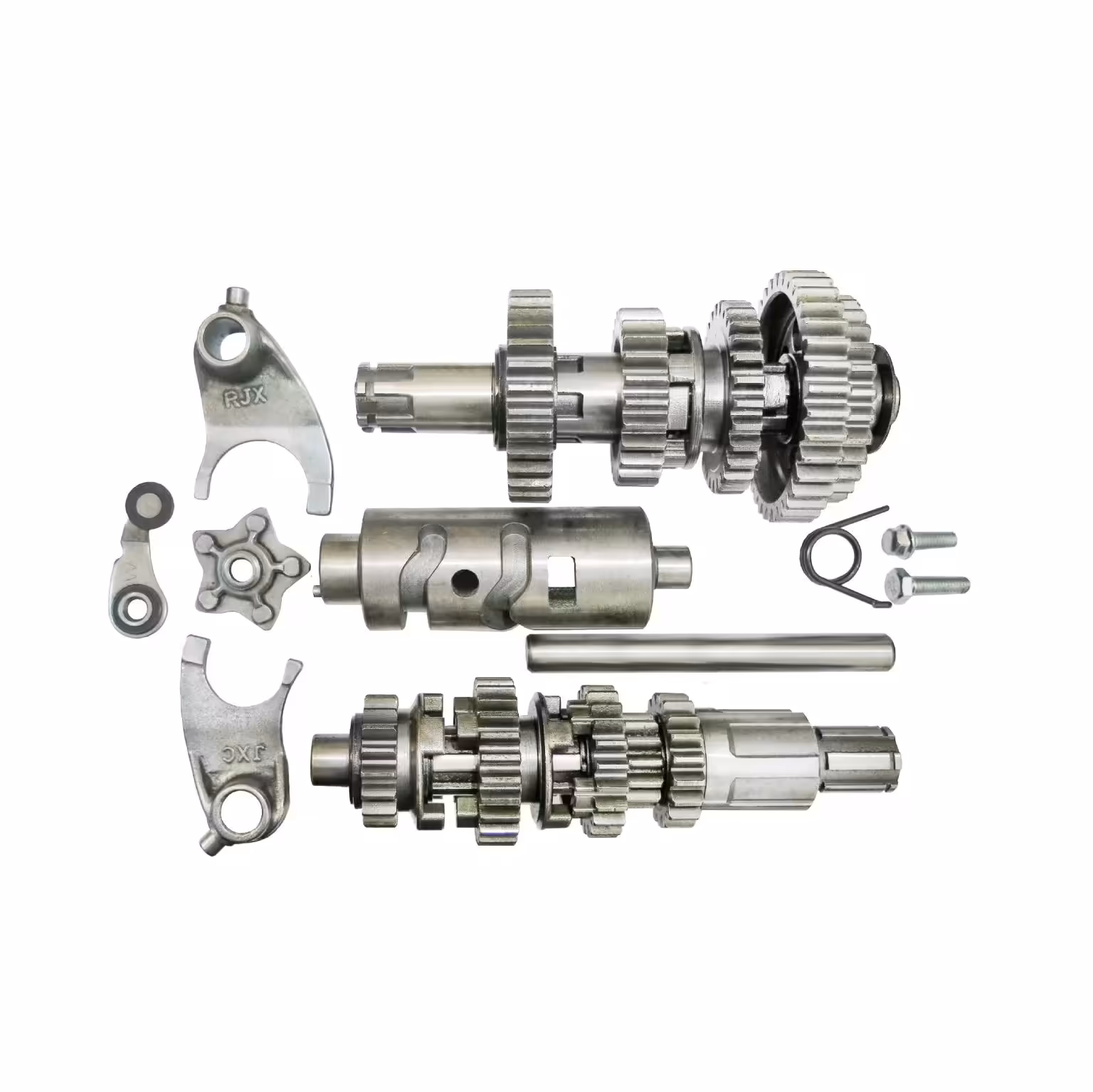 گیربکس کامل موتور سیکلت 4 دنده هوندا 125 (پس کرایه)