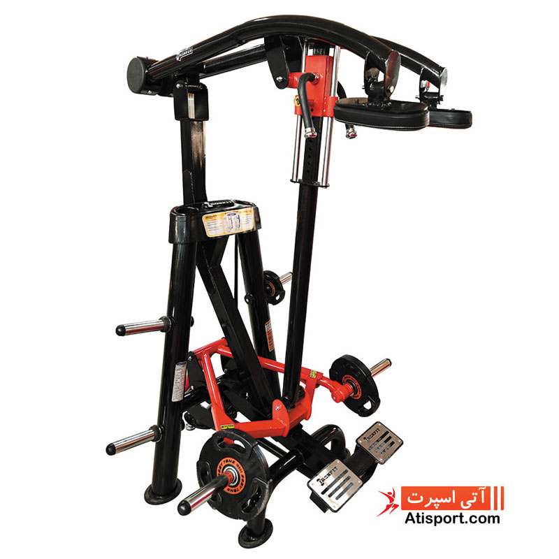 دستگاه ساق پا ایستاده متحرک وزنه آزاد مدل هویست آیرون فیت PL6850