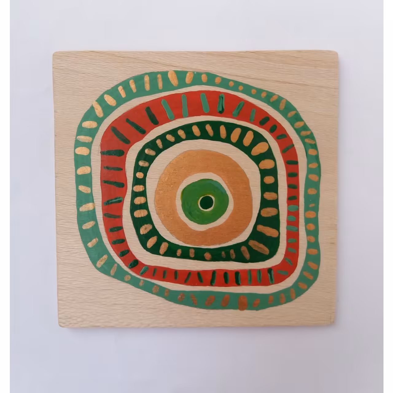 زیرلیوانی چوبی