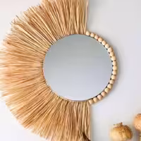 اینه مکرومه و مهره یکی از زیباترین هنر دست 