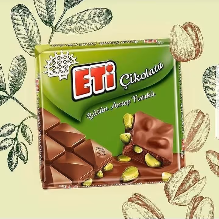 شکلات کاکائو پسته ای اتی چیکولاتا