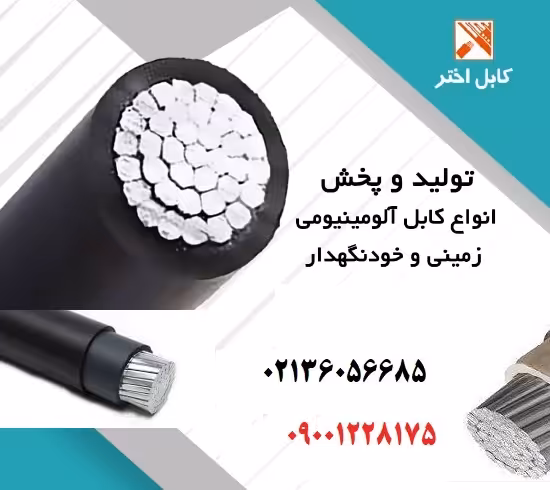 کابل آلومینیوم 1×185 با روکش PVC مارک اختر ⚡ قدرتی بی‌نظیر برای پروژه‌های عظیم! 🛠️