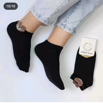 جوراب مچی بوکله تدی مشکی