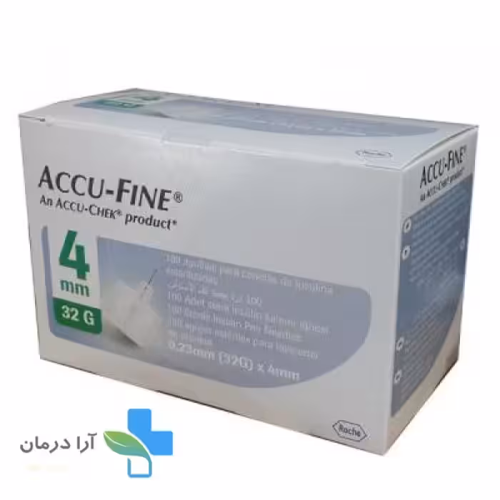 سرسوزن قلم انسولین اکیو فاین 32G با سوزن 4 میلی متر