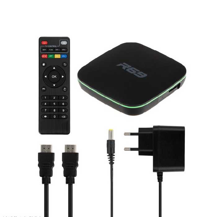 اندروید باکس  مدل R69 با کنترل 