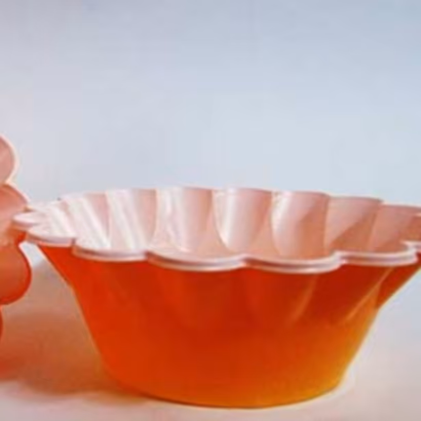 ظرف یکبار مصرف مدل نیلوفری 500 (بسته100 عددی)