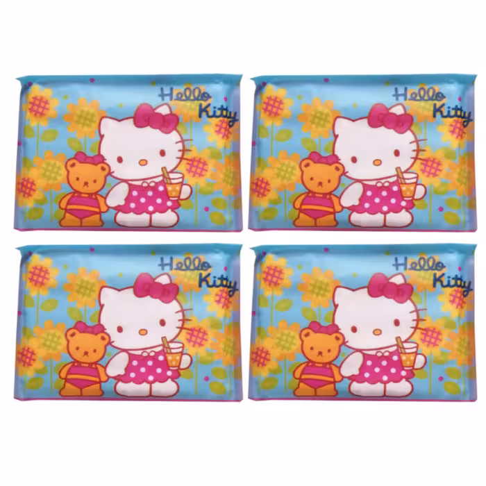 دستمال کاغذی جیبی مدل گربه بسته 4 عددی