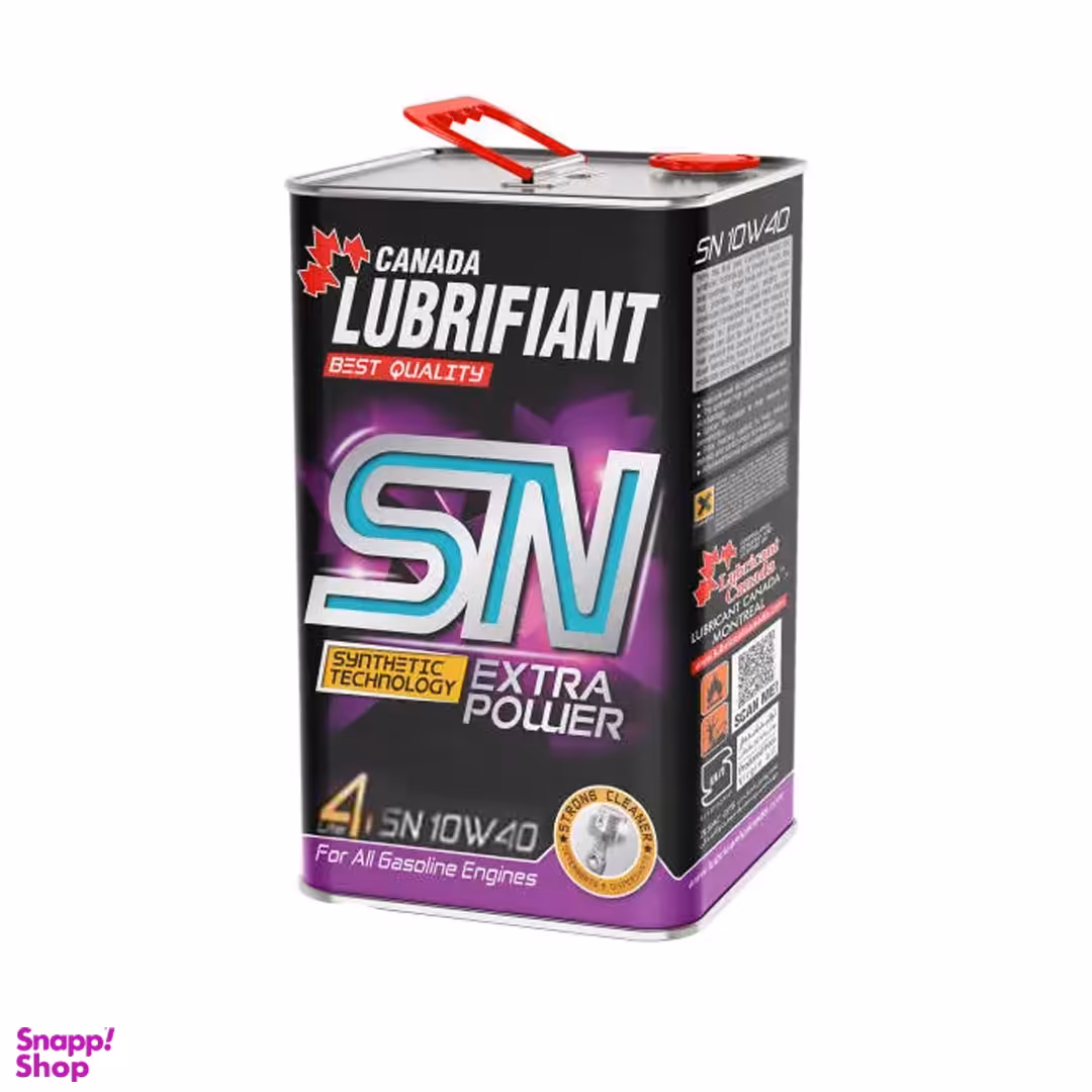 روغن موتور خودرو کانادا لوبریفنت مدل SN 10W-40 حجم 4000 میلی لیتر