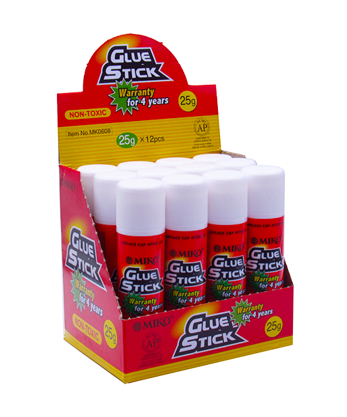 چسب ماتیکی  میکو 25 گرم بسته(12عددی)