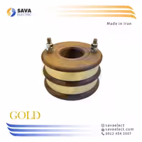 خرید اسلیپ رینگ (کلکتور) پیچ دار 2 طبقه 46*70*30 گلد ایران | ساوا الکتریک