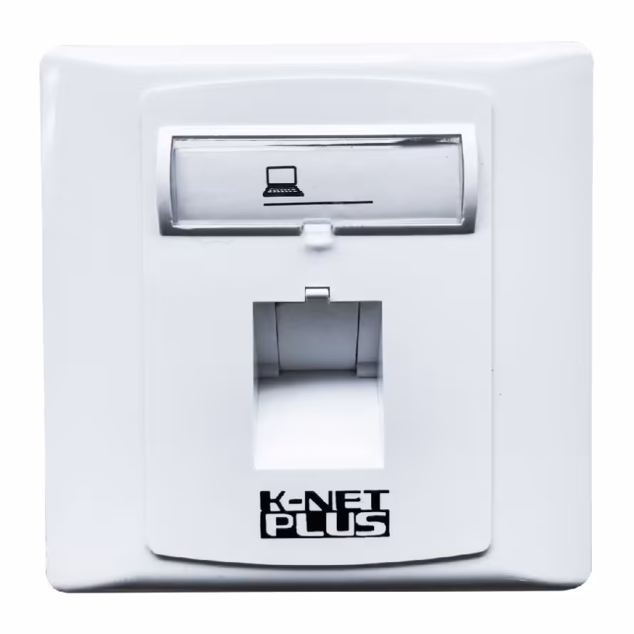 فیس پلیت تک پورت کی نت پلاس KP-N1140