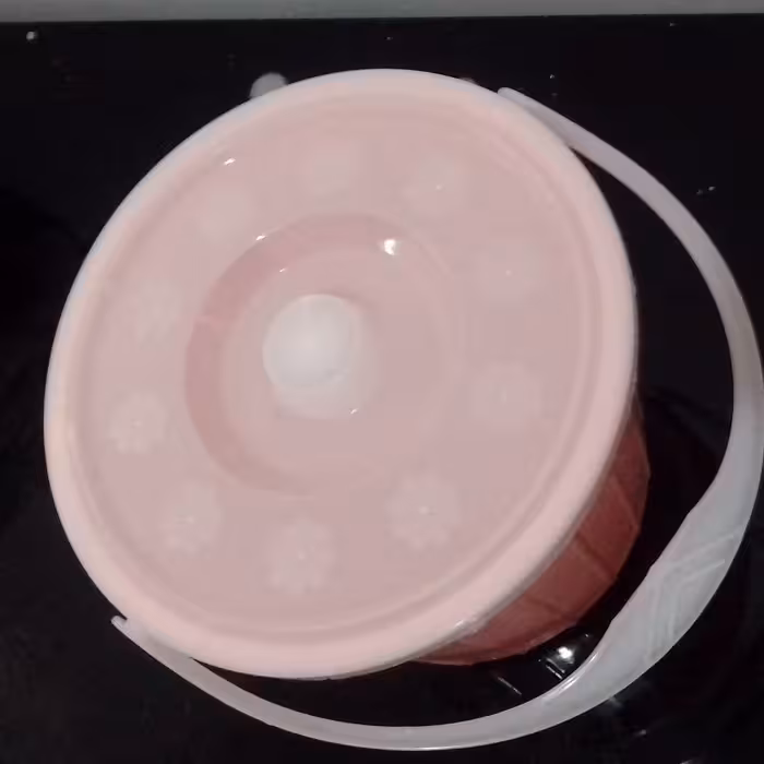 سطل دربدارابعاد20سانتی نترعرض و17 سانتی متر ارتفاع