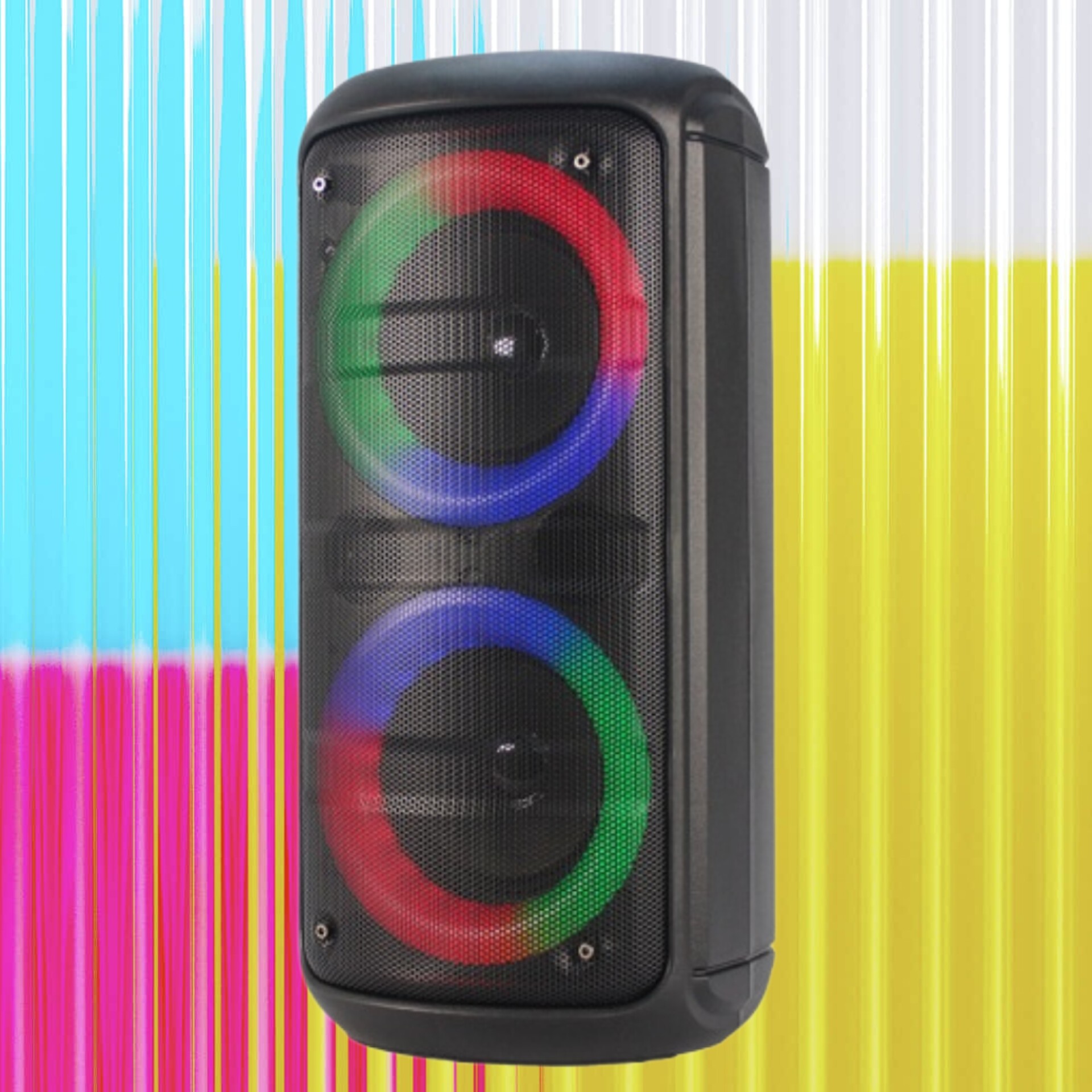 اسپیکر بلوتوثی بزرگ دو بانده 8 اینچی با کیفیت عالی(ارسال رایگان)