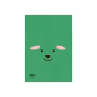 دفتر 40 برگ خطی ته چسب الیپون طرح حیوانات