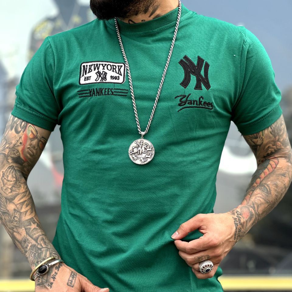 تیشرت سوپر پنبه ساز همون با کیفیت عالی در رنگ سبز
