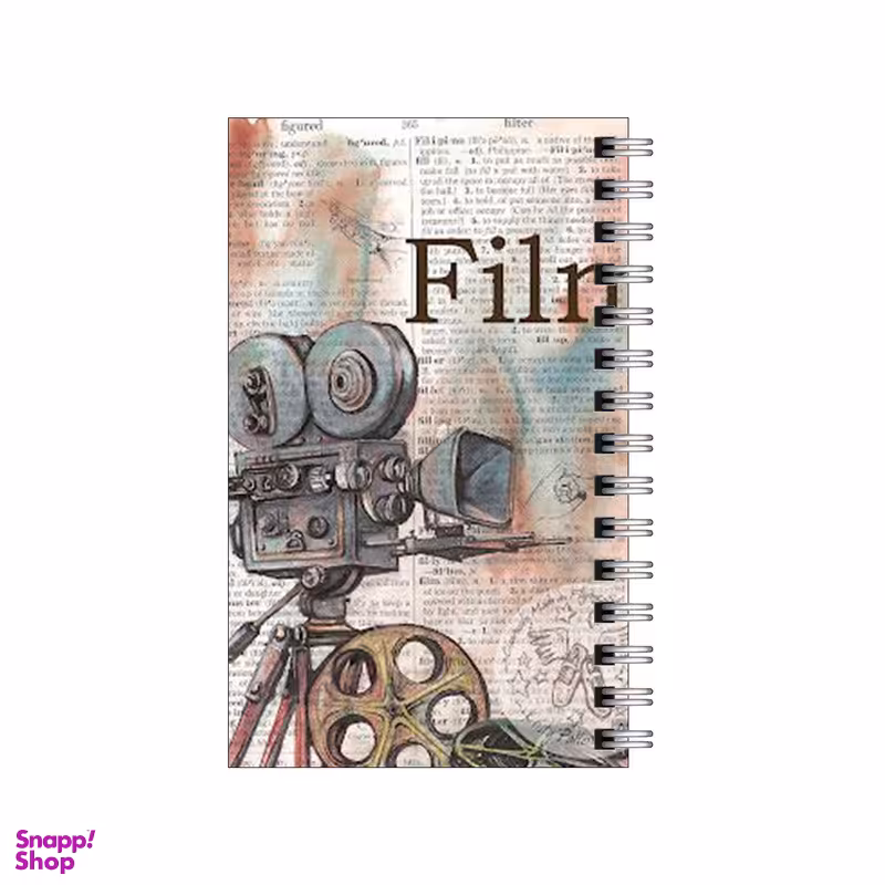 دفترچه یادداشت 60 برگ مدل To Do List طرح دوربین فیلم برداری و فیلم کد 7313294