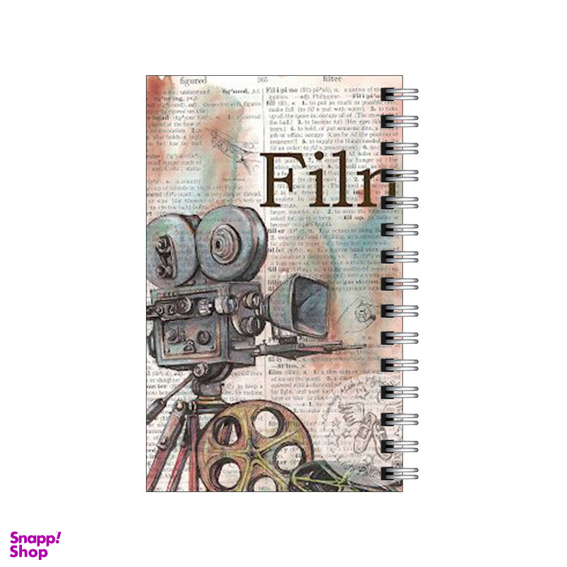 دفترچه یادداشت 60 برگ مدل To Do List طرح دوربین فیلم برداری و فیلم کد 7313294