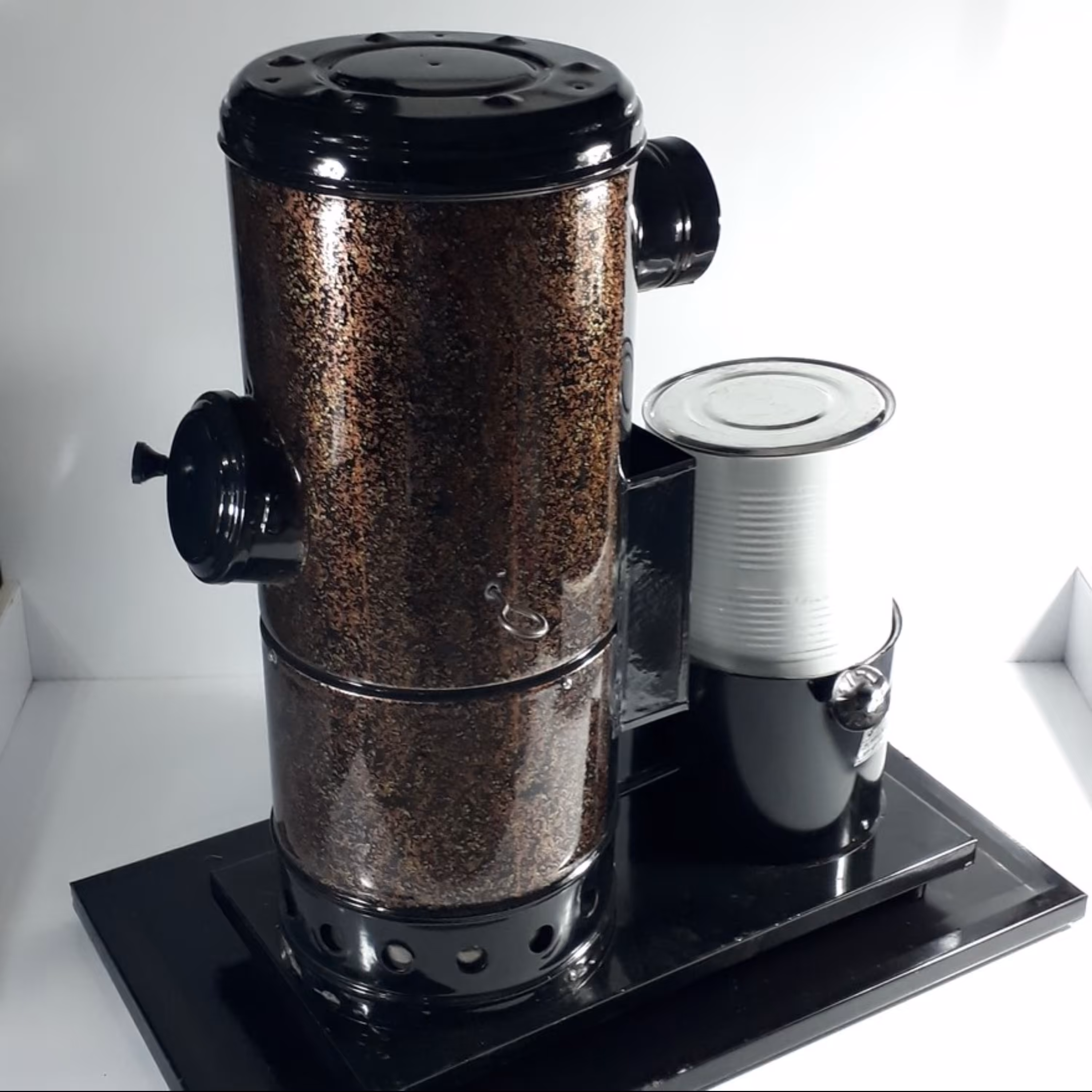 بخاری نفتی گازوئیلی 75 سانتی رنگ کوره ای و آتشخانه چدنی