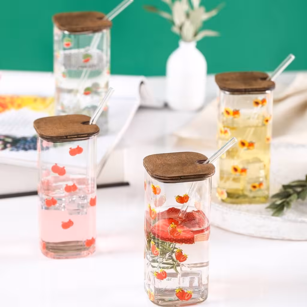 لیوان اسموتی میوه ای