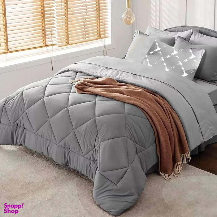 سرویس روتختی مینیمال طرح لوزی طوسی روشن کد 030