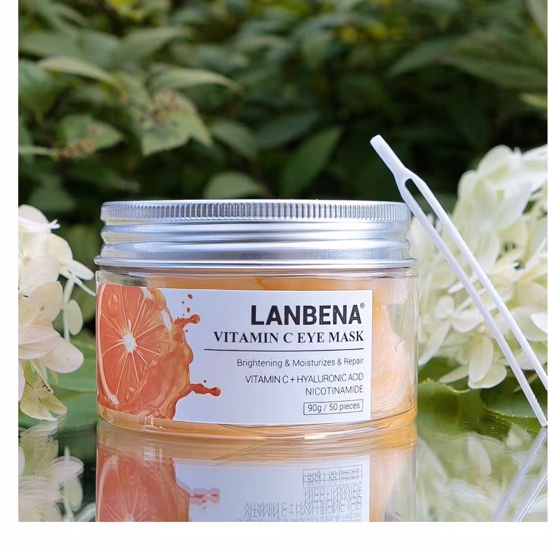 ماسک دور چشم ویتامین سی لانبنا