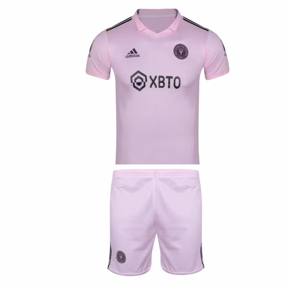 ست پیراهن و شورت ورزشی مدل اینترمیامی طرح مسی2024