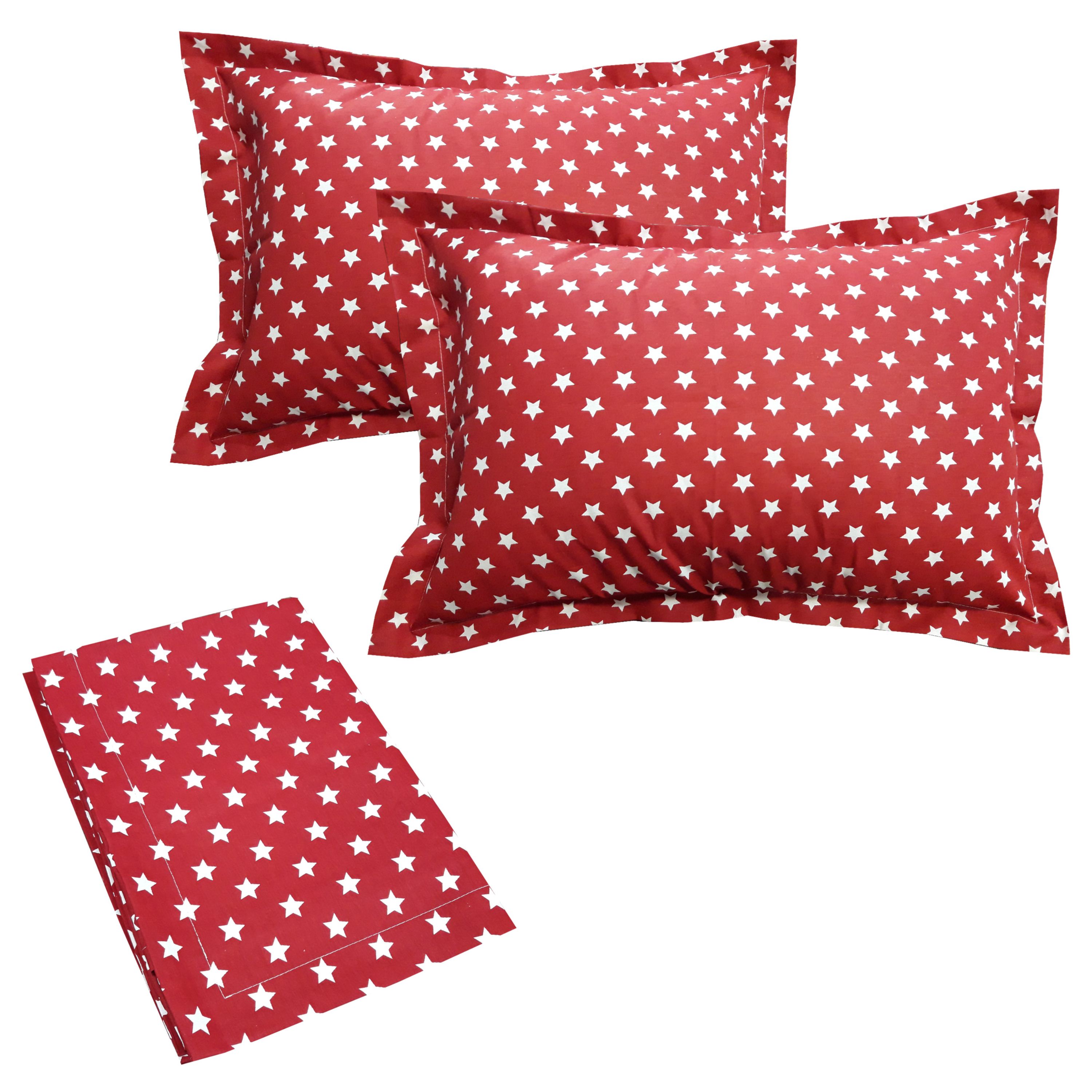 سرویس ملحفه سندس مدل ستاره دونفره 3 تکه