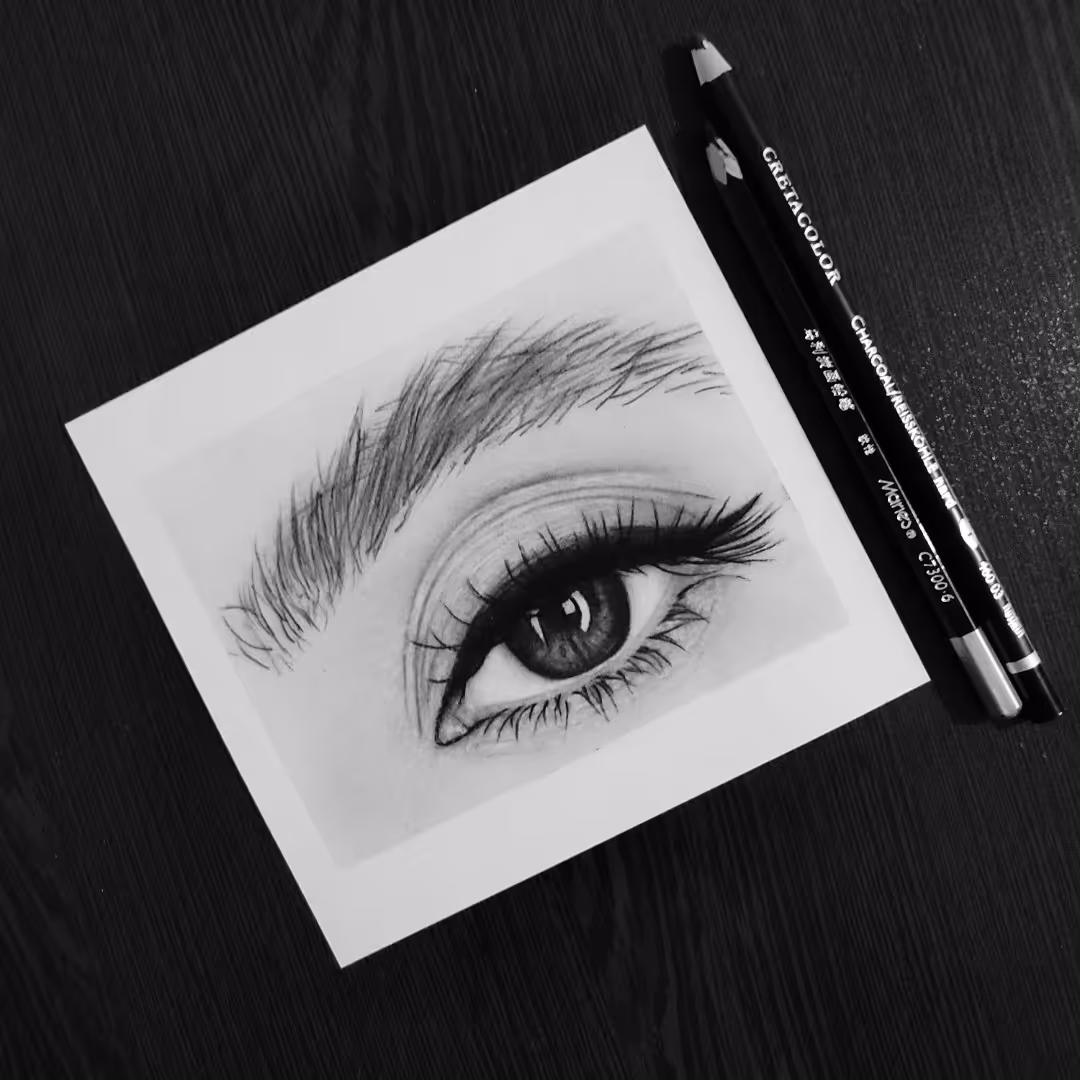 سفارش سیاه قلم طراحی چهره  سایز a3