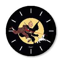 ساعت دیواری  راویتا مدل تن تن کد 3359  در رنگ های مشکی و سفید 