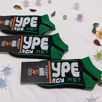 جوراب مچی نخی فانتزی طرح hype با کیفیت و تراکم نخ بالا 