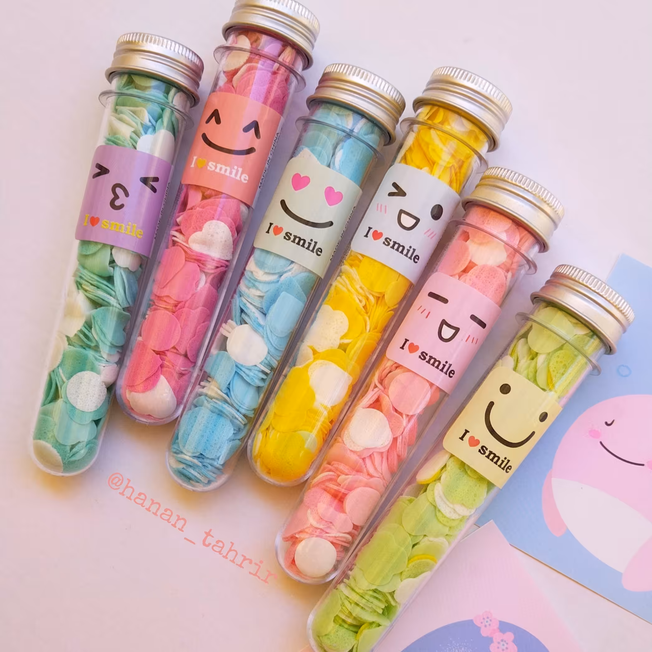 صابون برگی فانتزی مدل استوانه ای 