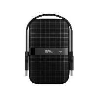 هارد اکسترنال Silicon Power مدل Armor A60 USB3.2 با ظرفیت 1 ترابایت - مشکی