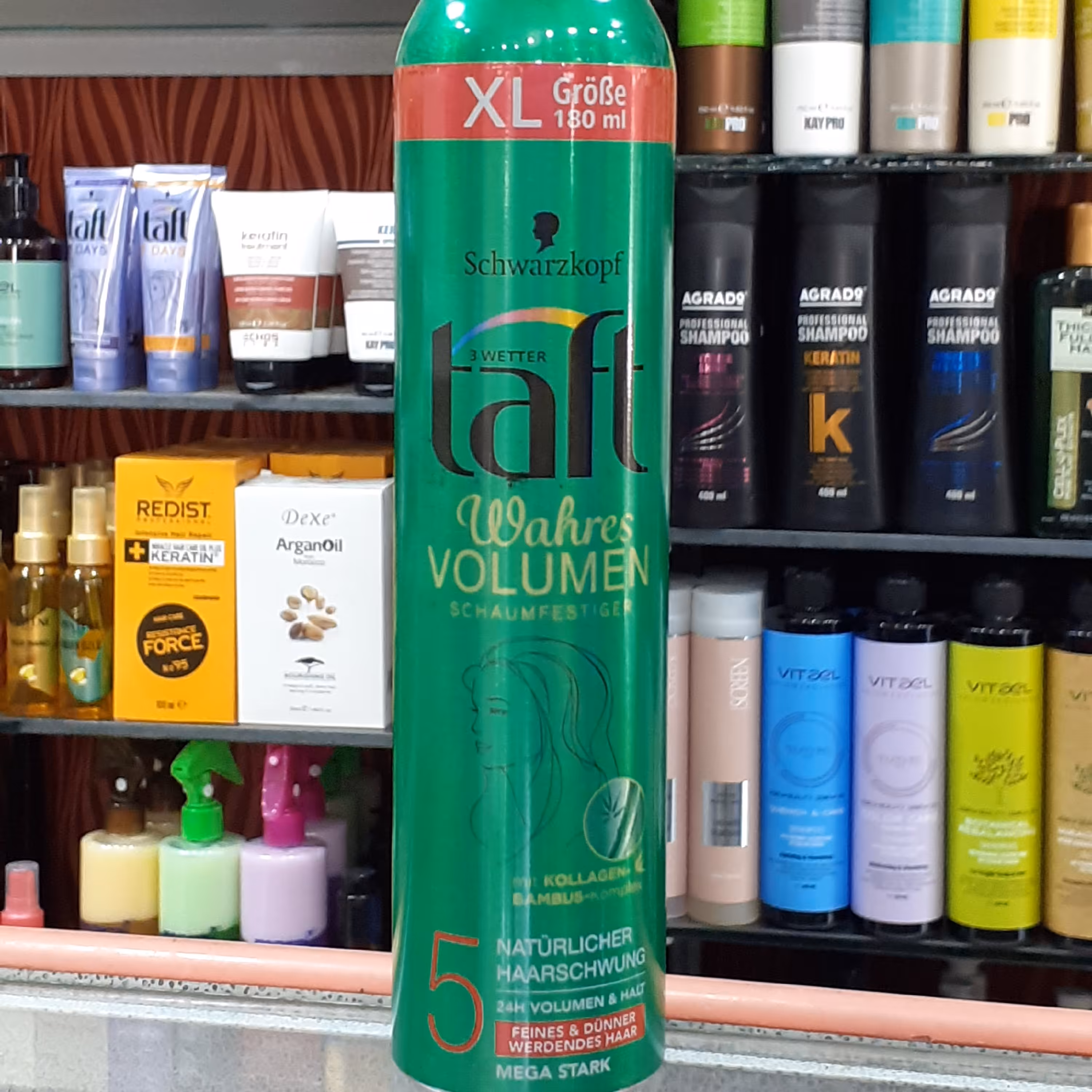 تافت موس مو تافت حجم دهنده مو با حجم 180 میل