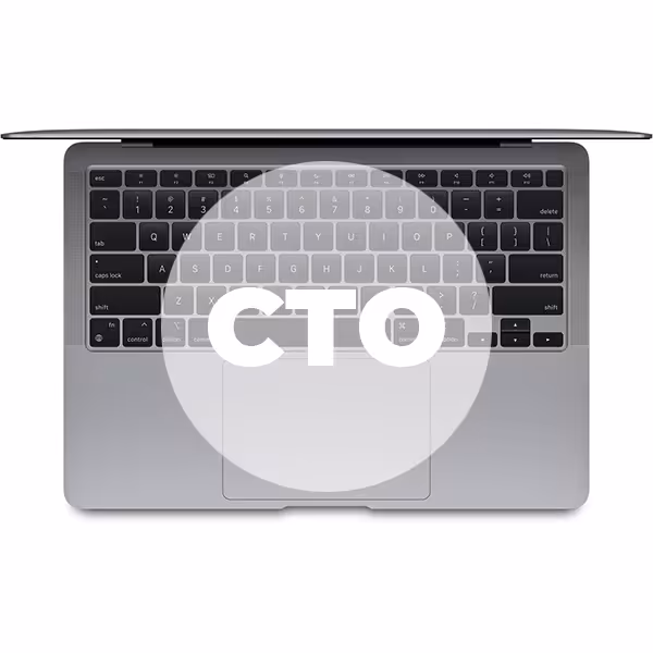 مک بوک ایر 13 اینچ M1 کاستوم 2020 حافظه رم 16 گیگابایت و هارد 512 گیگابایت SSD خاکستری - Hiapple.ir