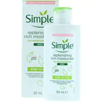 کرم آبرسان و مرطوب کننده مدل ریچ سیمپل Simple Kind To Skin Replenishing Rich Moisturiser